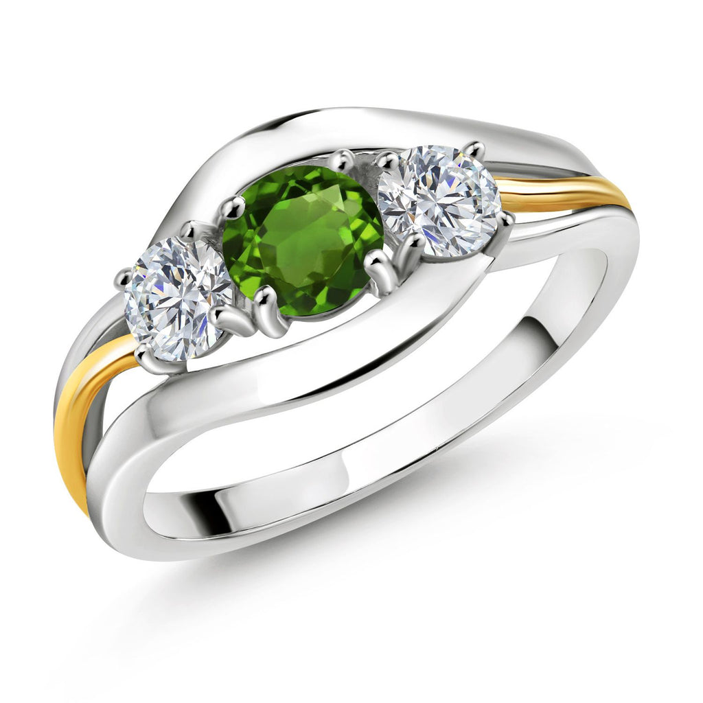 9_Ring in 925 Sterling Silver and 10K Yellow Gold