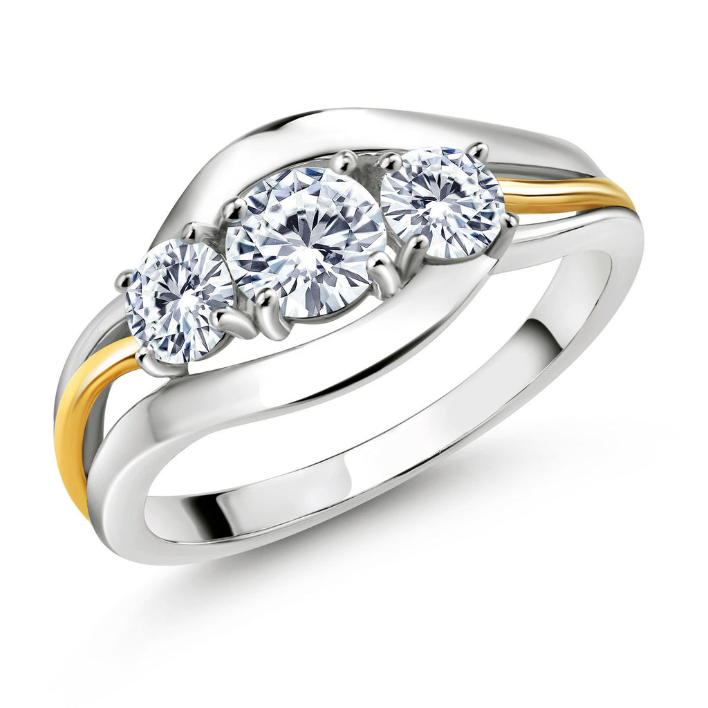 Onyx - December_9_Ring in 925 Sterling Silver and 10K Yellow Gold