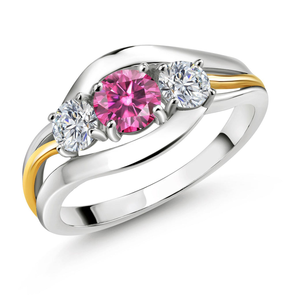 6_Ring in 925 Sterling Silver and 10K Yellow Gold