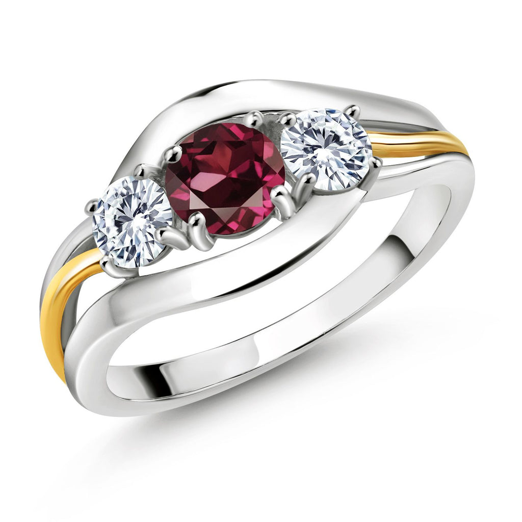 6_Ring in 925 Sterling Silver and 10K Yellow Gold