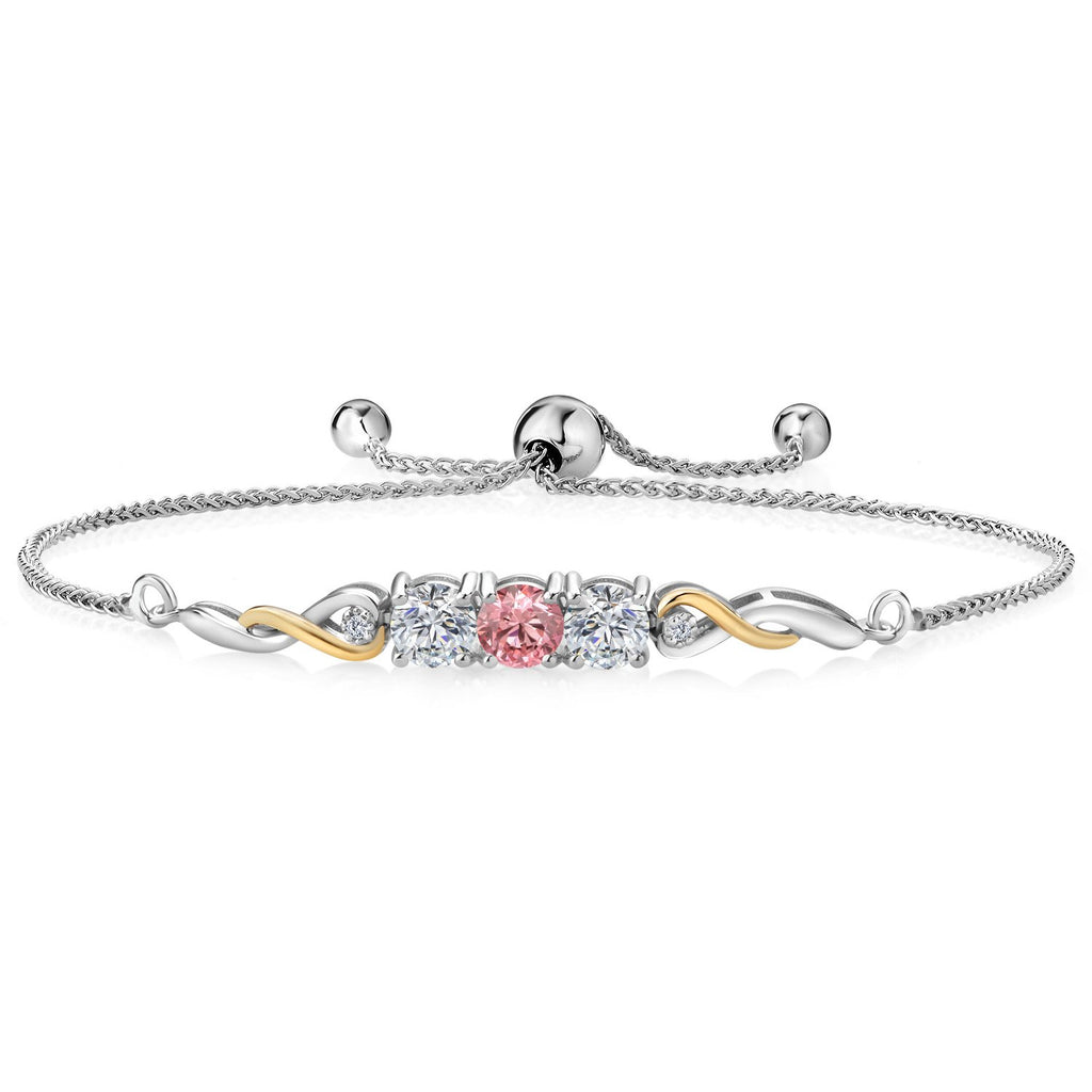 Bracelet in 925 Sterling Silver and 10K Yellow Gold
