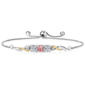 Bracelet in 925 Sterling Silver and 10K Yellow Gold