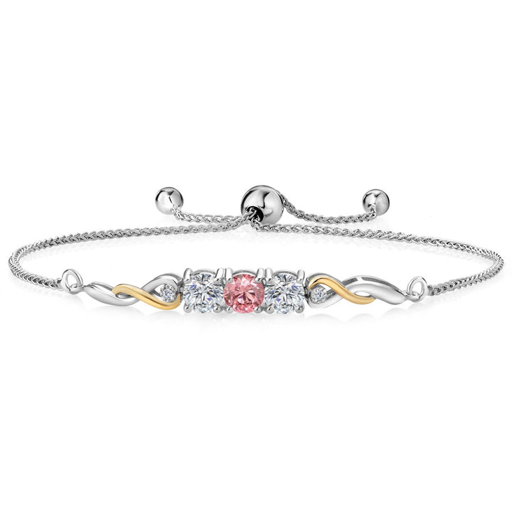 Bracelet in 925 Sterling Silver and 10K Yellow Gold