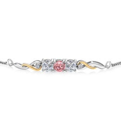 Bracelet in 925 Sterling Silver and 10K Yellow Gold