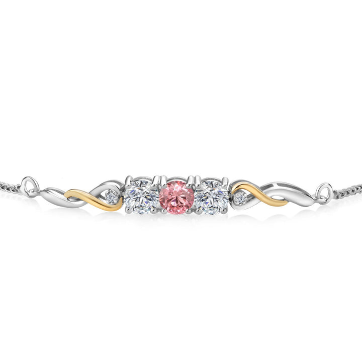 Bracelet in 925 Sterling Silver and 10K Yellow Gold