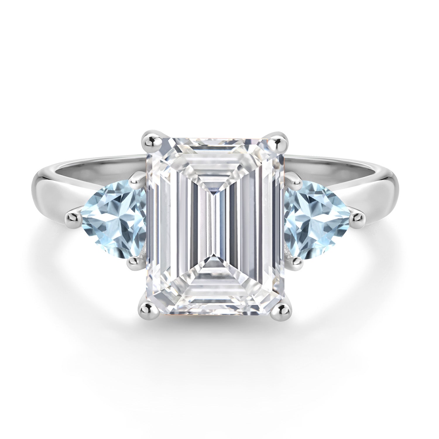 Ring in 10K White Gold