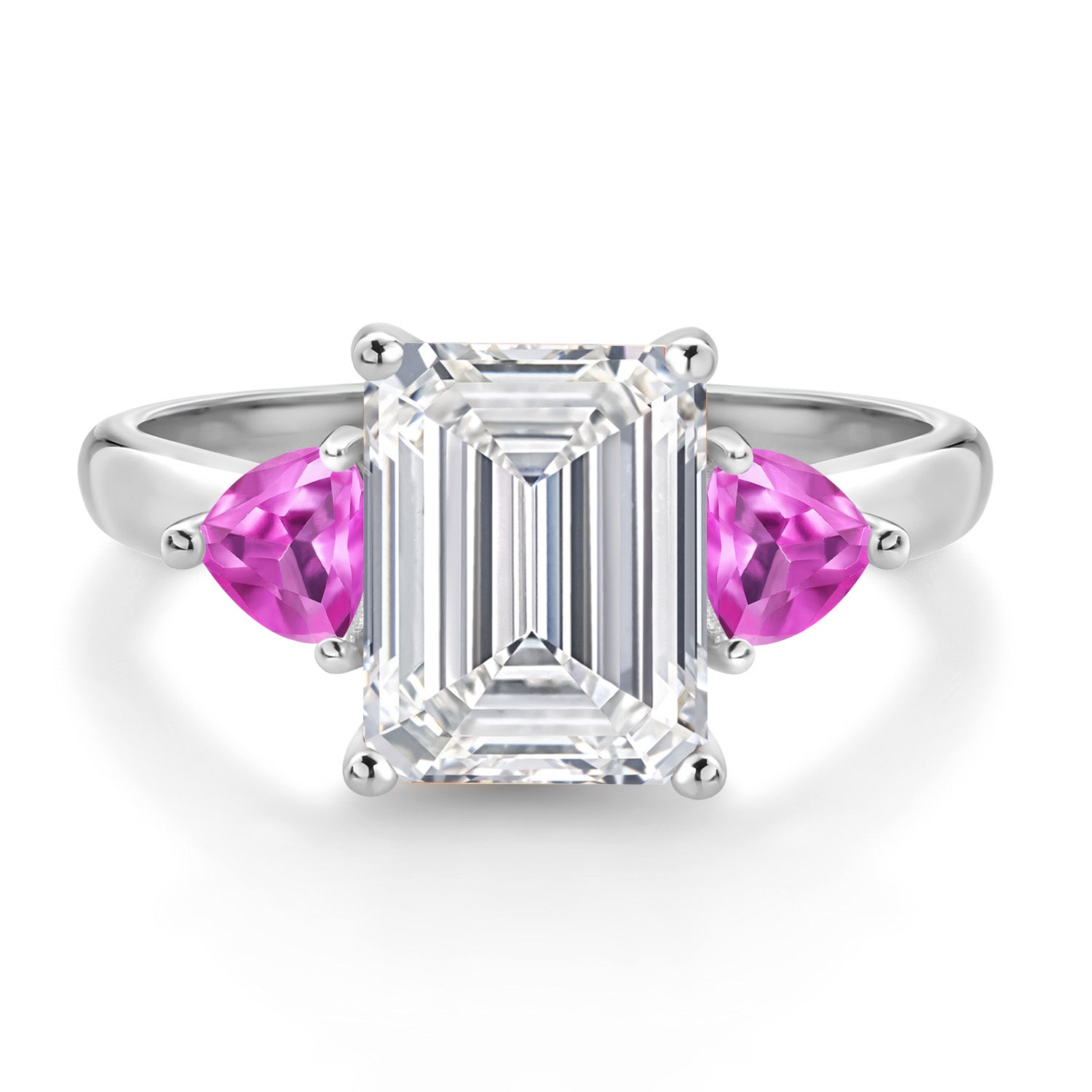 Ring in 10K White Gold