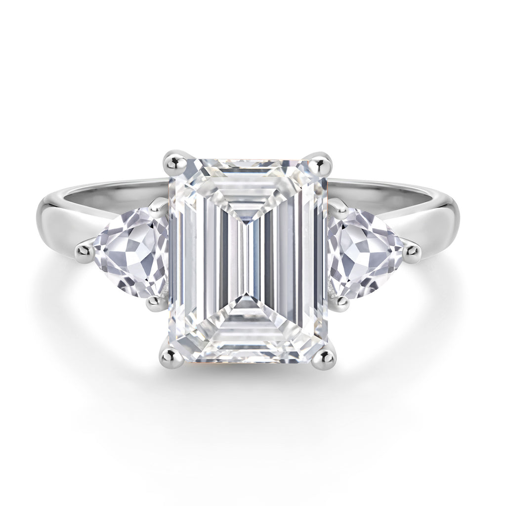 White Lab Grown Diamond - April_7_Ring in 10K White Gold