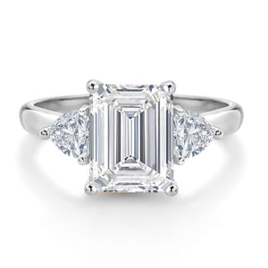 White Lab Grown Diamond - April_7_Ring in 10K White Gold