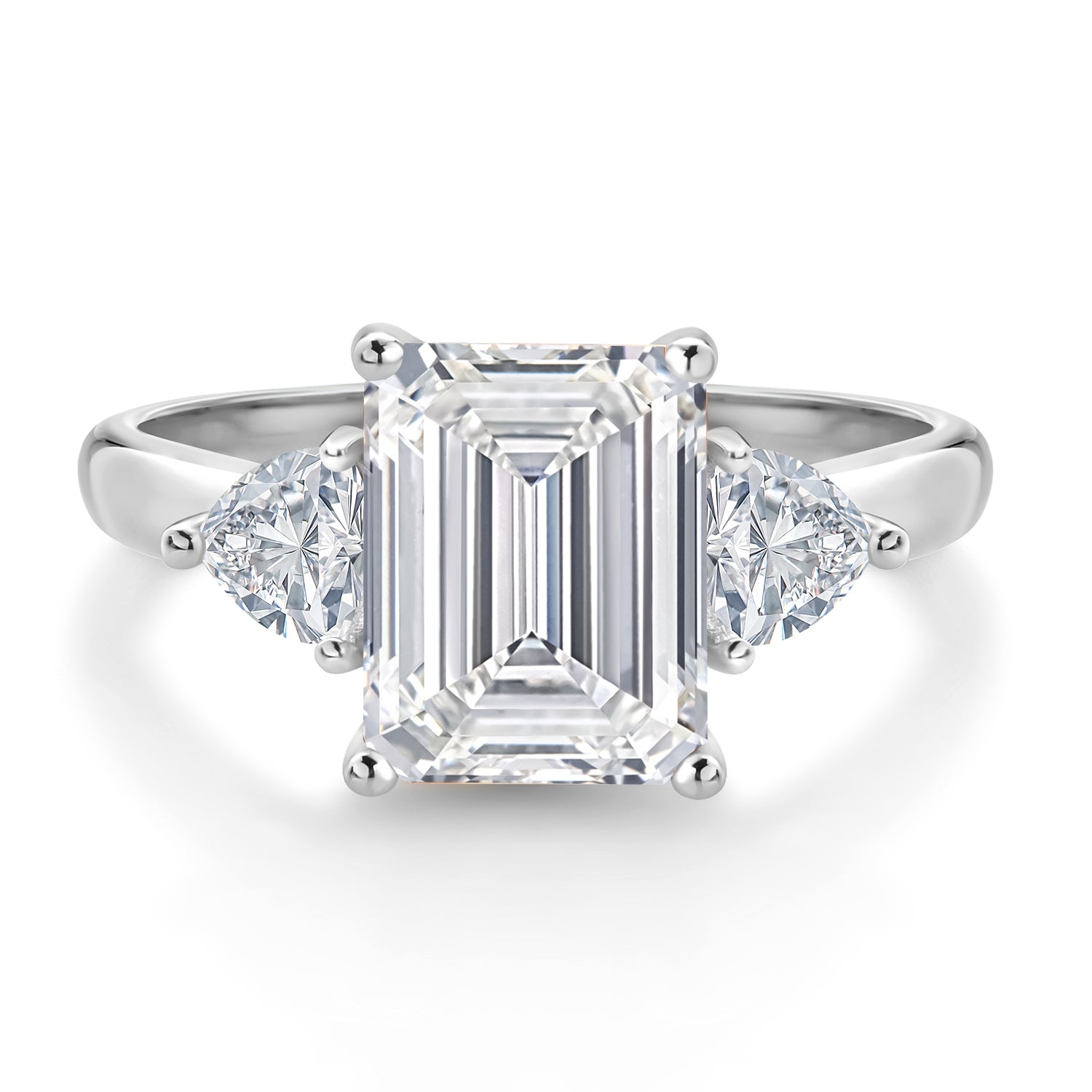 Ring in 10K White Gold
