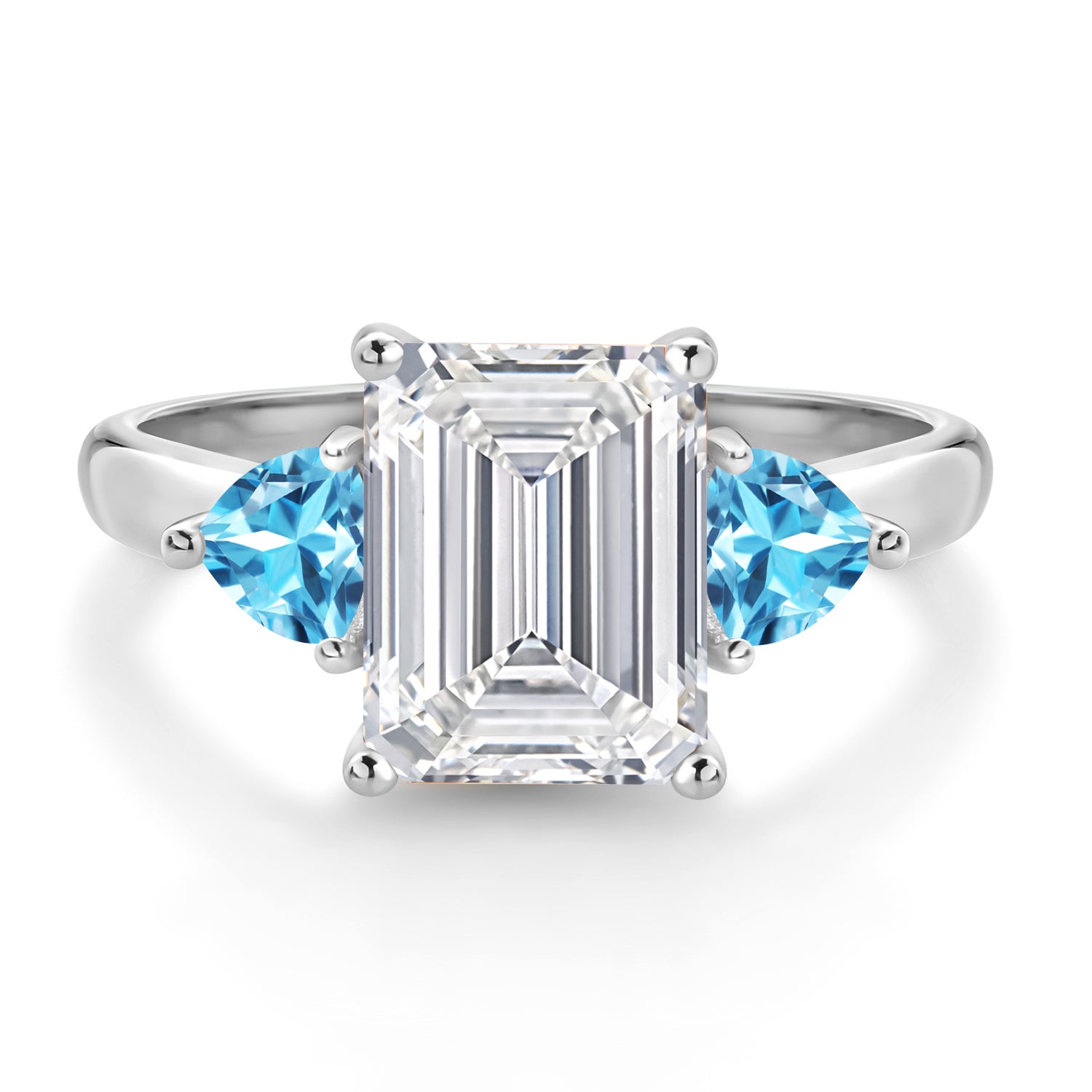 Ring in 10K White Gold