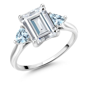Ring in 10K White Gold