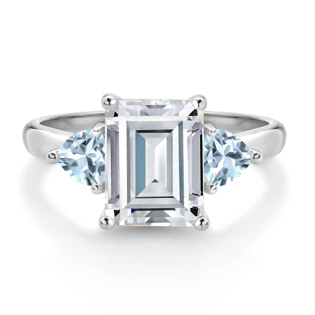 Ring in 10K White Gold