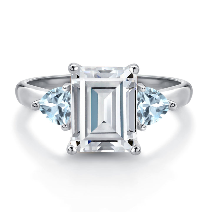 Ring in 10K White Gold