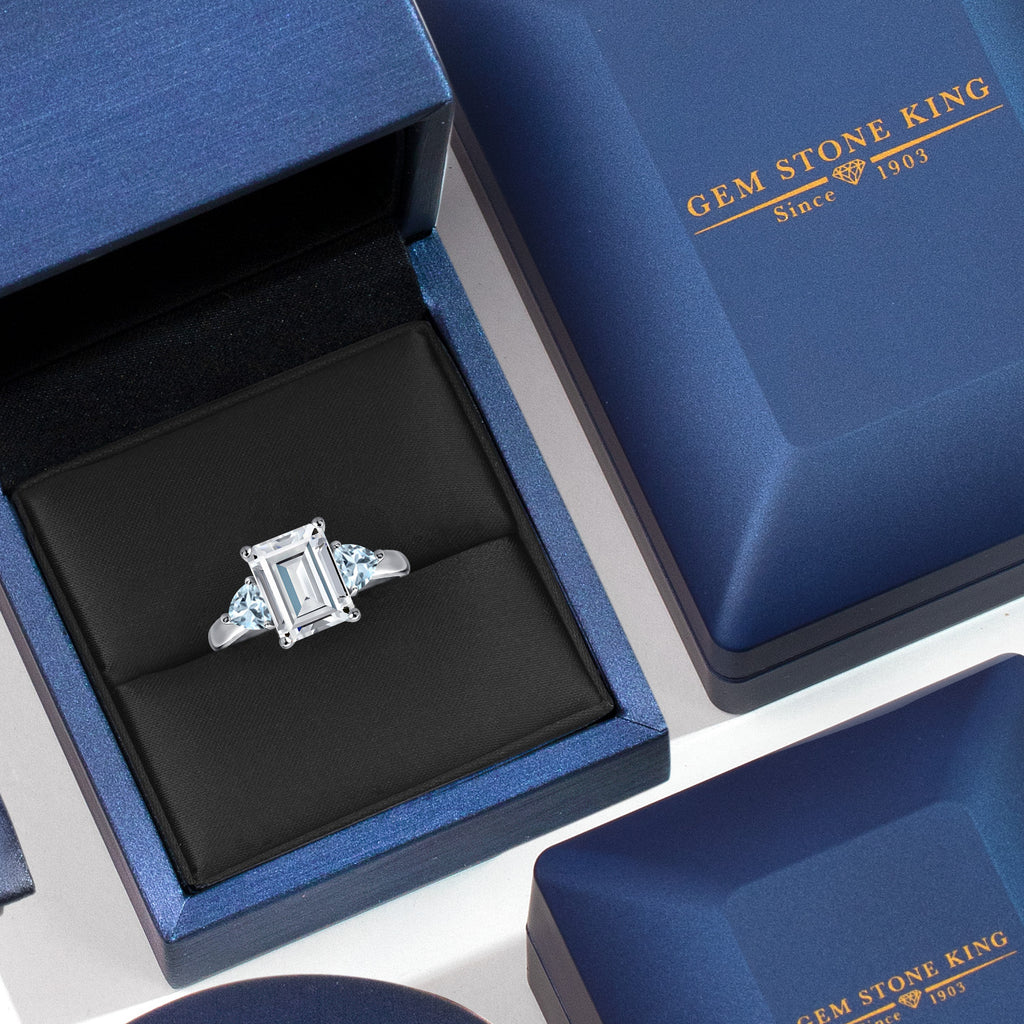 Ring in 10K White Gold