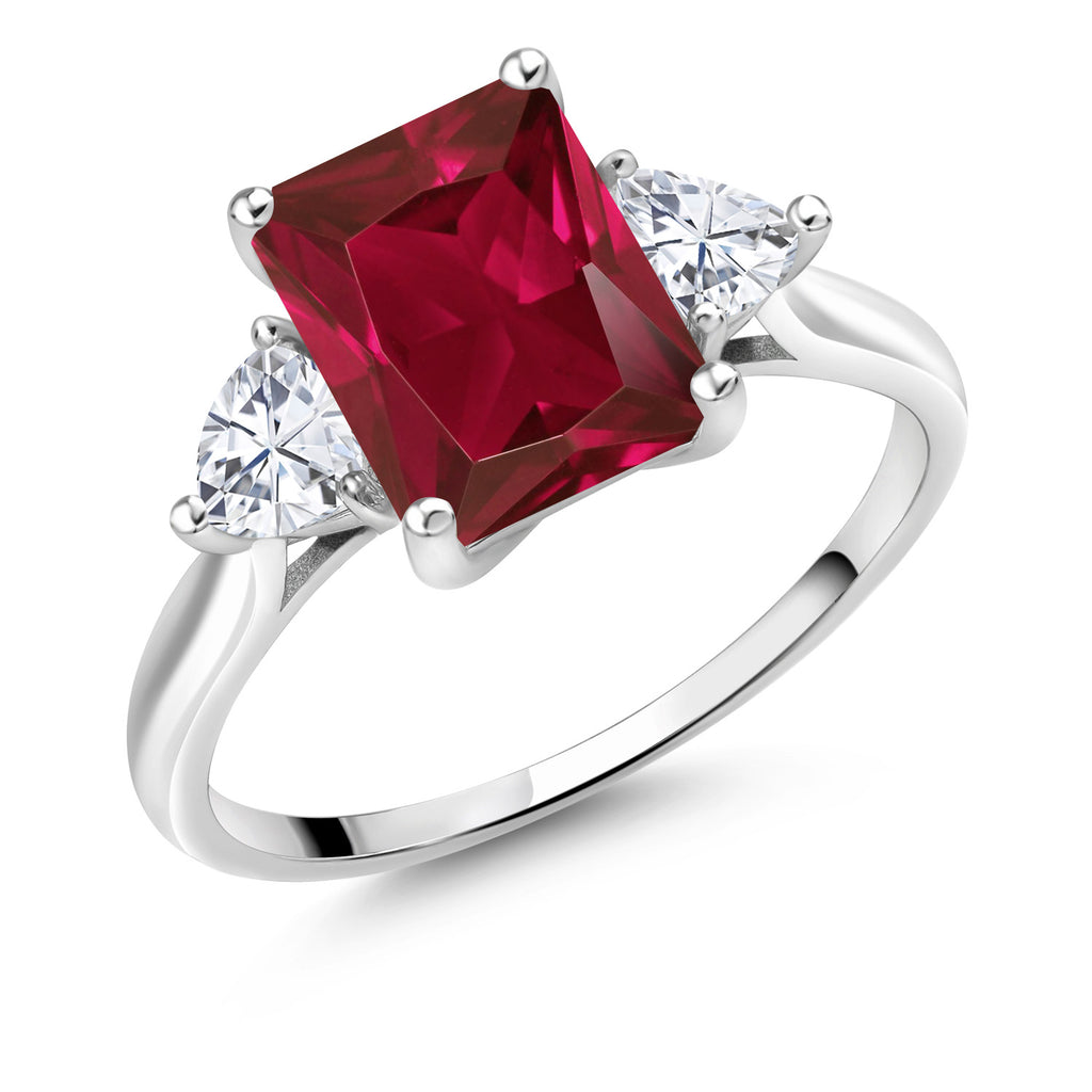 Created Ruby - July_9_Ring in 10K White Gold