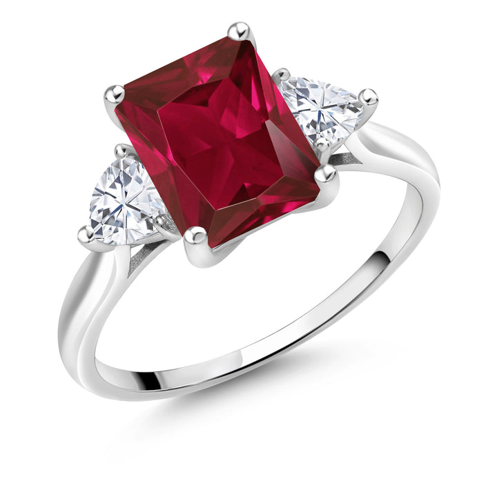 Created Ruby - July_5_Ring in 10K White Gold
