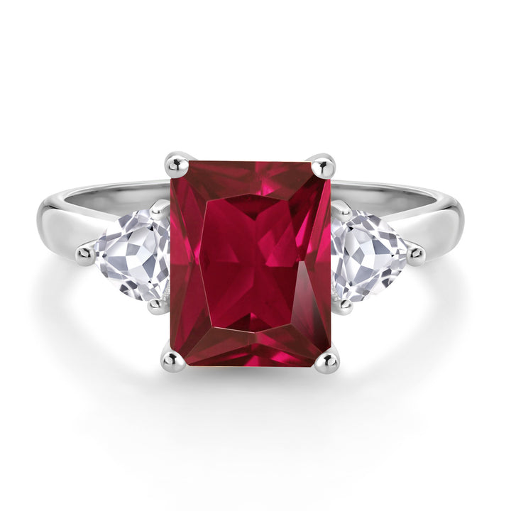 Created Ruby - July_5_Ring in 10K White Gold