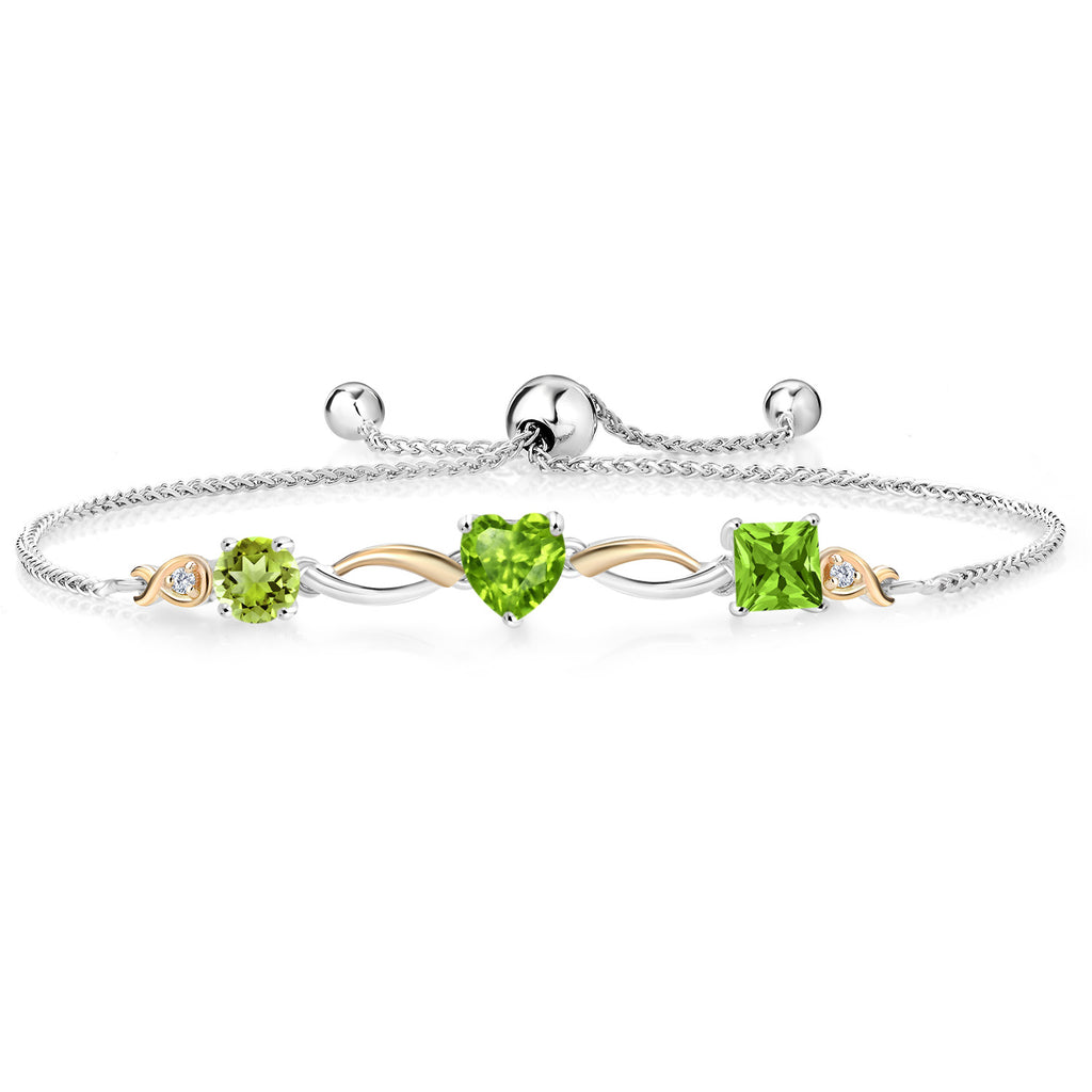 Bracelet in 925 Sterling Silver and 10K Yellow Gold