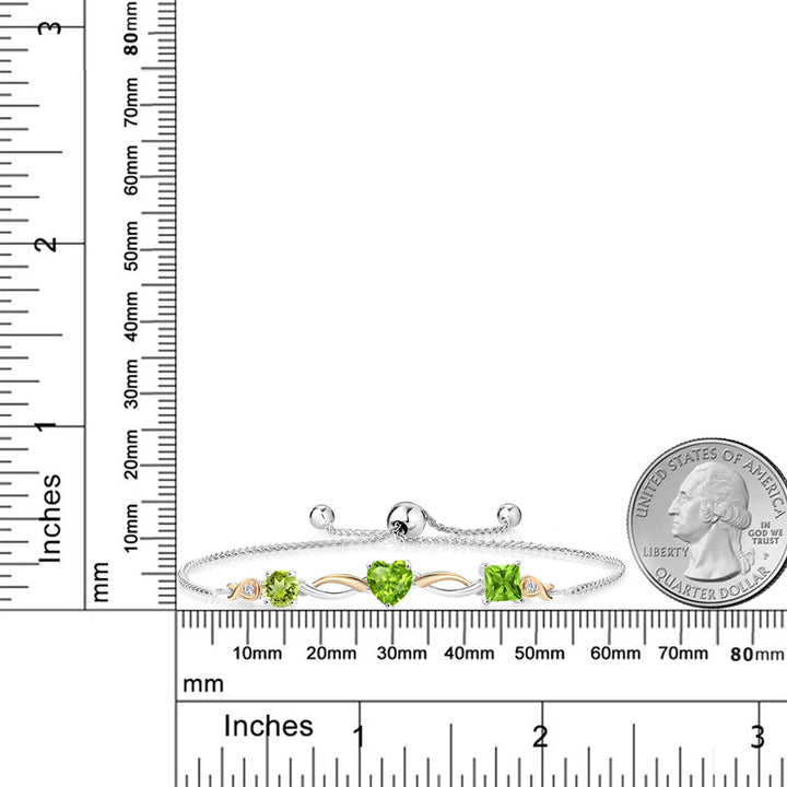 Bracelet in 925 Sterling Silver and 10K Yellow Gold