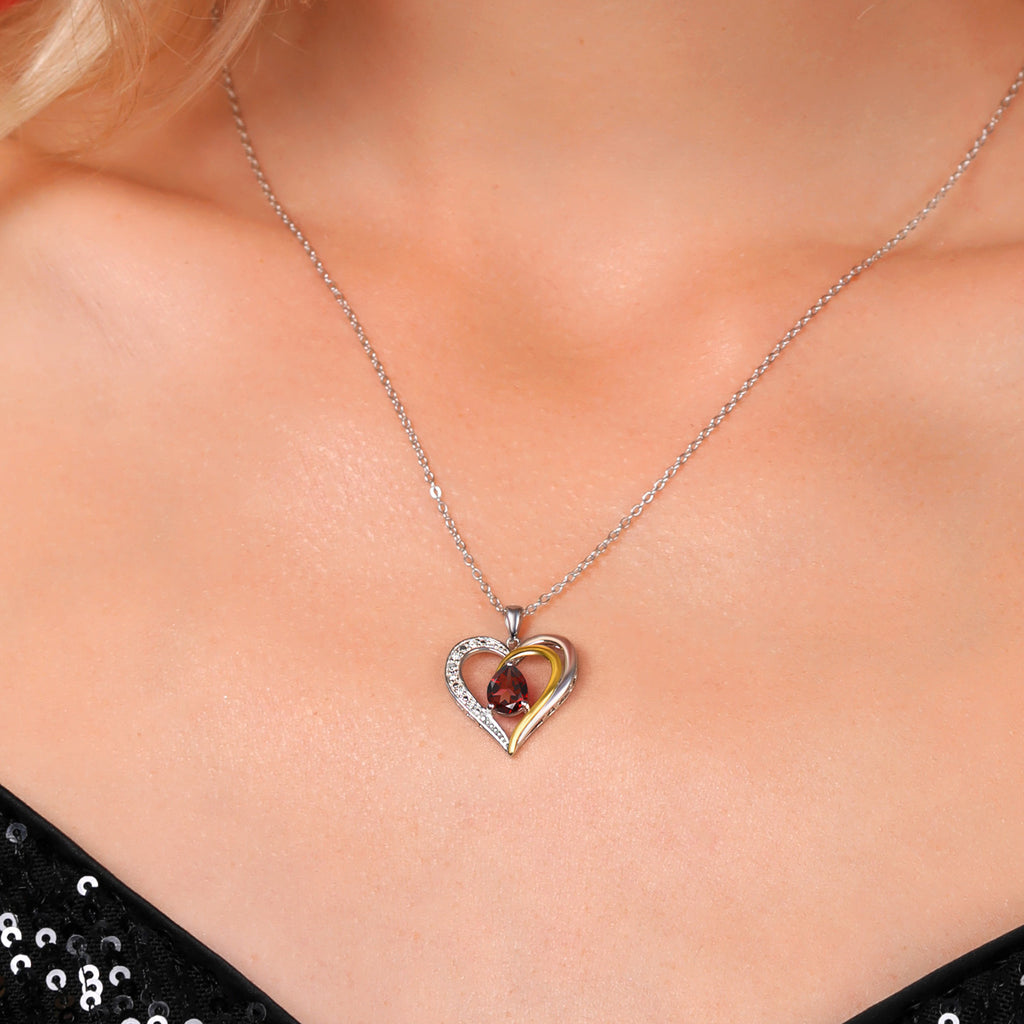 Pendant in 925 Sterling Silver and 10K Yellow Gold