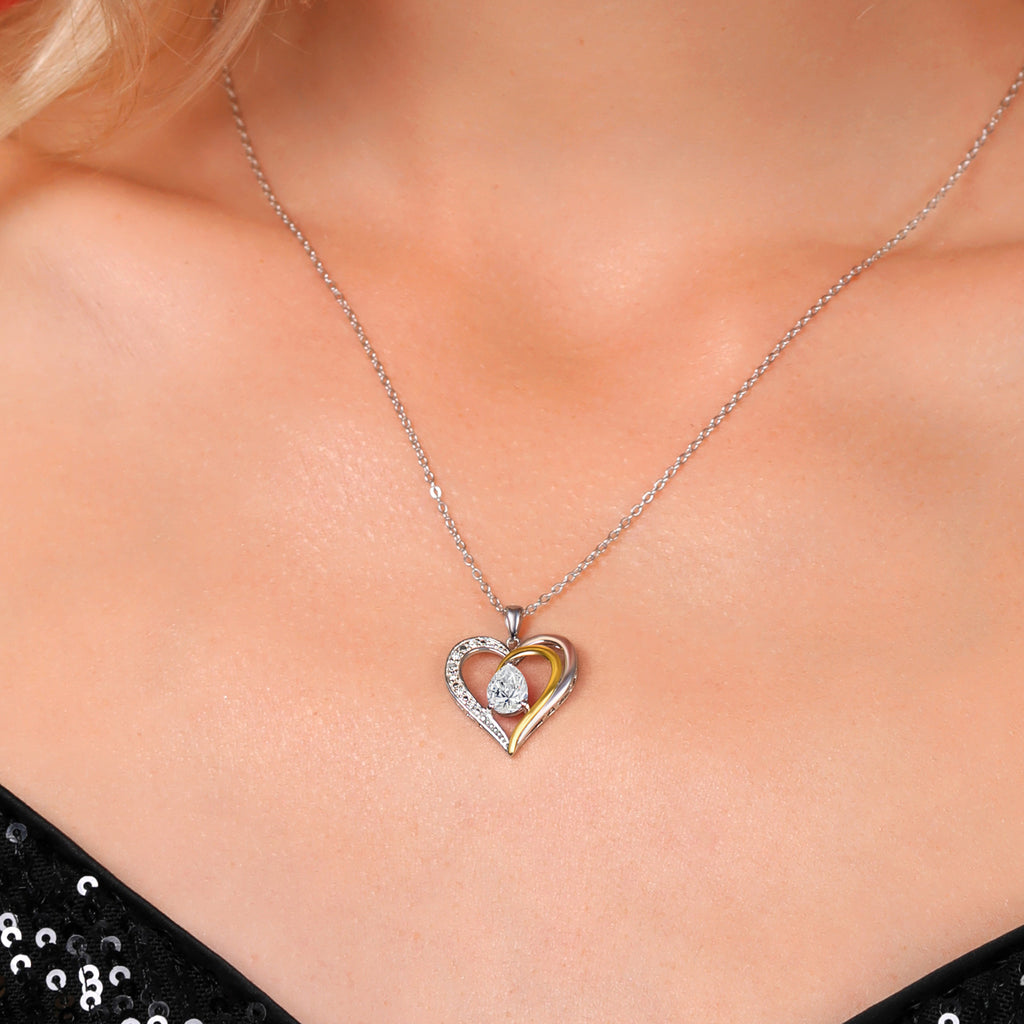 Pendant in 925 Sterling Silver and 10K Yellow Gold