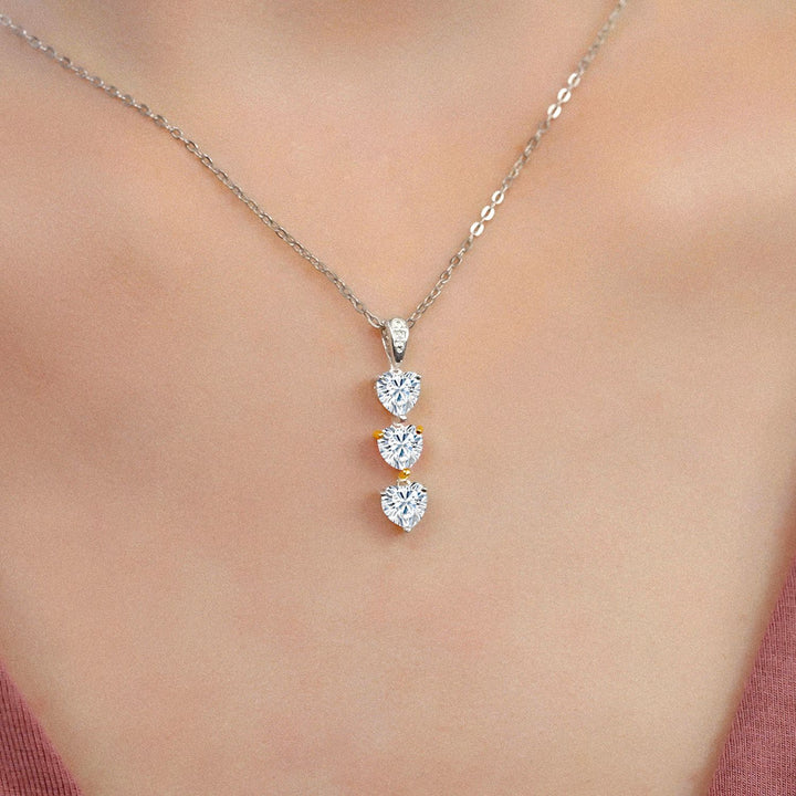 Pendant in 925 Sterling Silver and 10K Yellow Gold