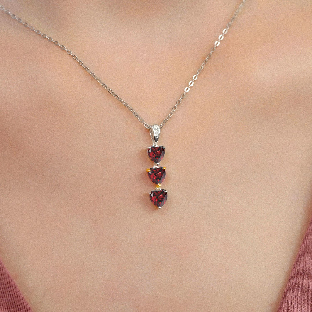 Pendant in 925 Sterling Silver and 10K Yellow Gold