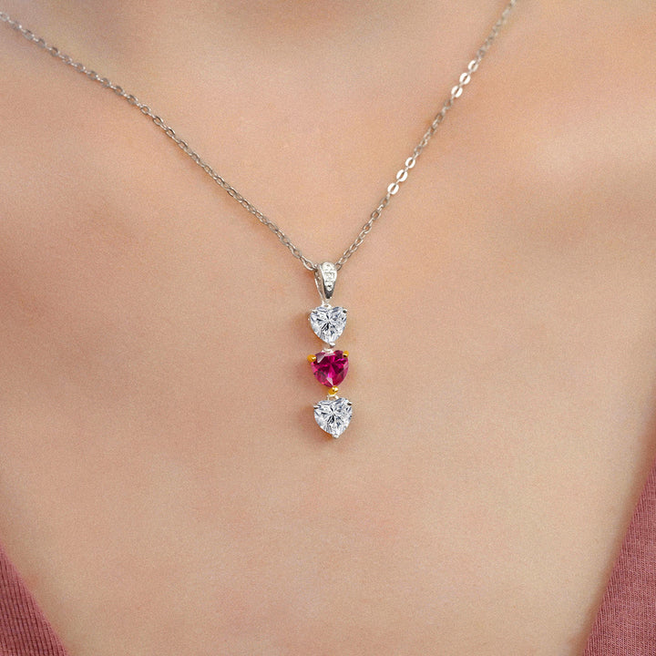 Pendant in 925 Sterling Silver and 10K Yellow Gold