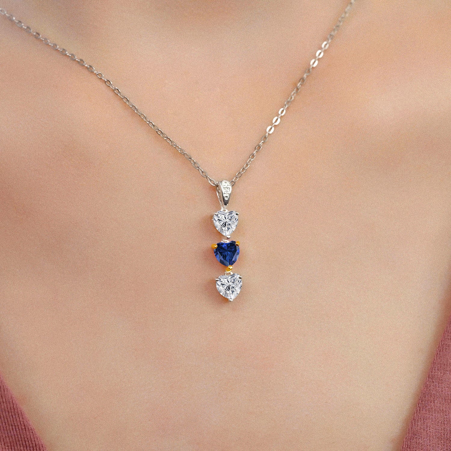 Pendant in 925 Sterling Silver and 10K Yellow Gold