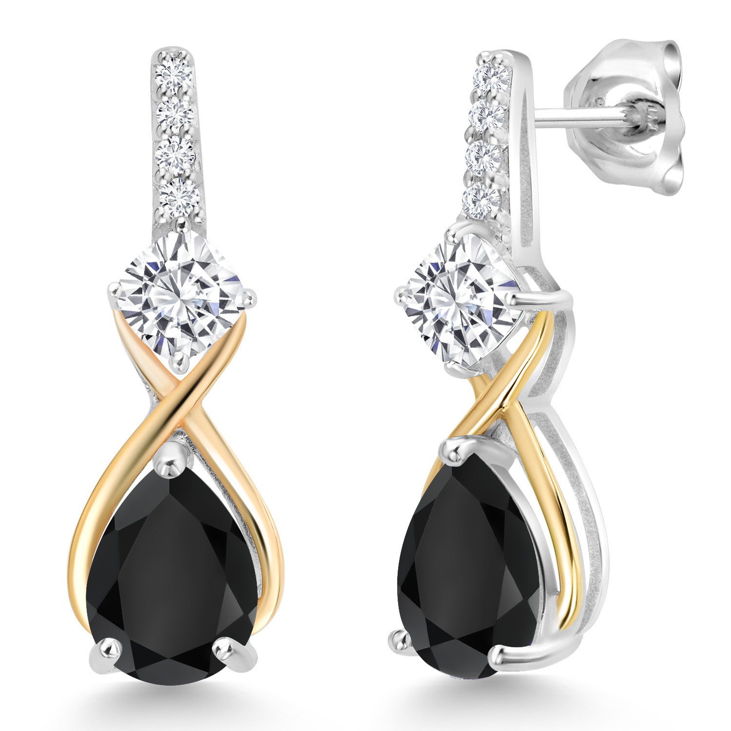 White Moissanite - Onyx