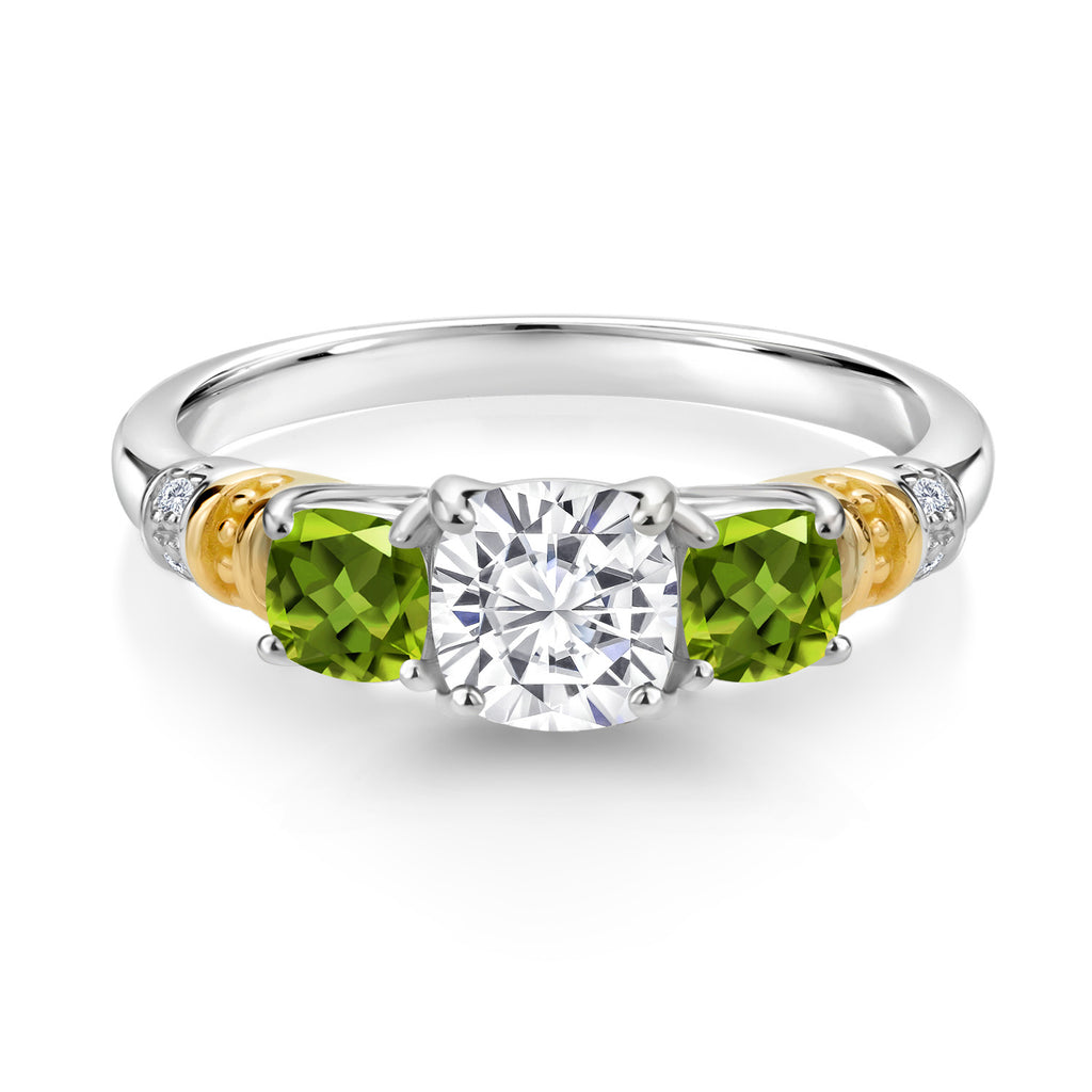 Ring in 925 Sterling Silver and 10K Yellow Gold
