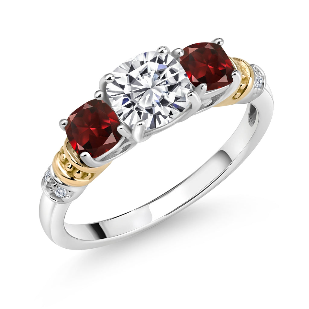 7_Ring in 925 Sterling Silver and 10K Yellow Gold