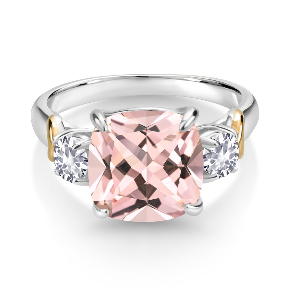 Ring in 925 Sterling Silver and 10K Yellow Gold
