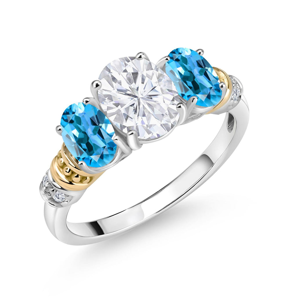 9_Ring in 925 Sterling Silver and 10K Yellow Gold