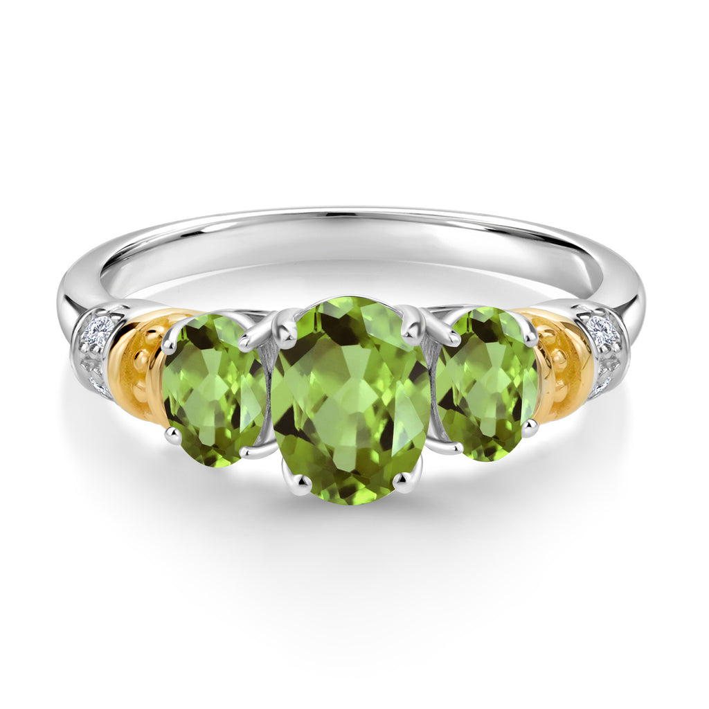 Ring in 925 Sterling Silver and 10K Yellow Gold