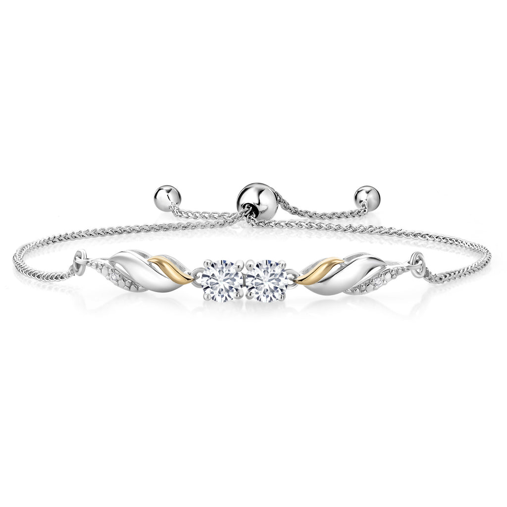 Bracelet in 925 Sterling Silver and 10K Yellow Gold