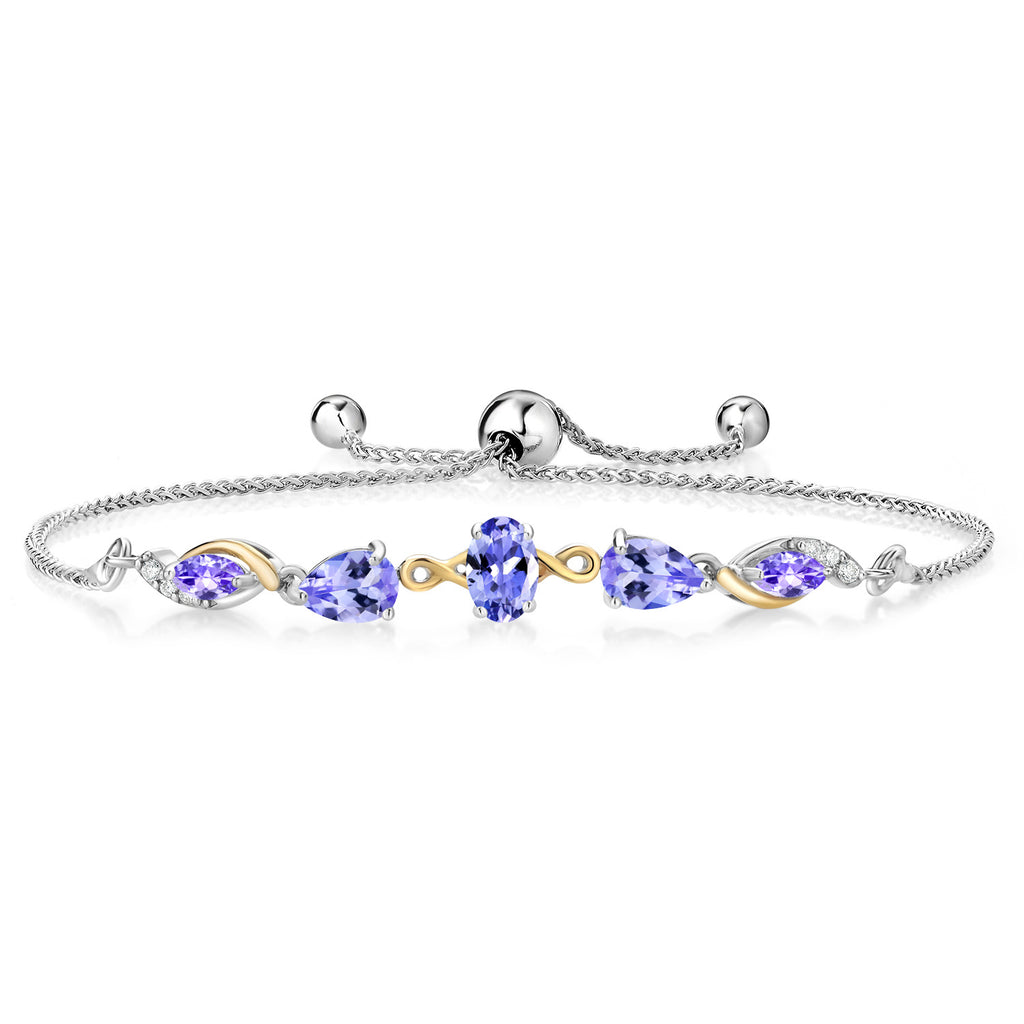 Bracelet in 925 Sterling Silver and 10K Yellow Gold