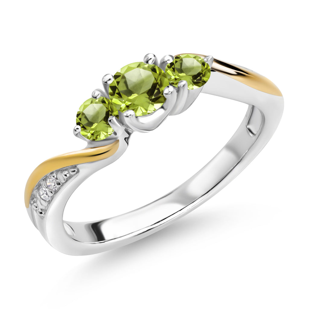 5_Ring in 925 Sterling Silver and 10K Yellow Gold