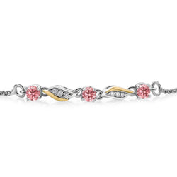 Bracelet in 925 Sterling Silver and 10K Yellow Gold