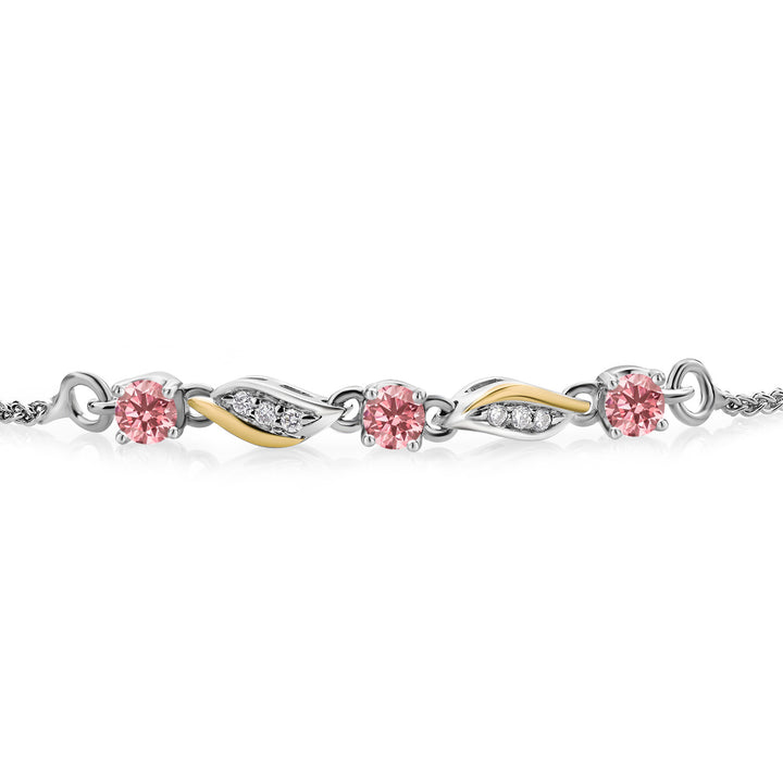 Bracelet in 925 Sterling Silver and 10K Yellow Gold