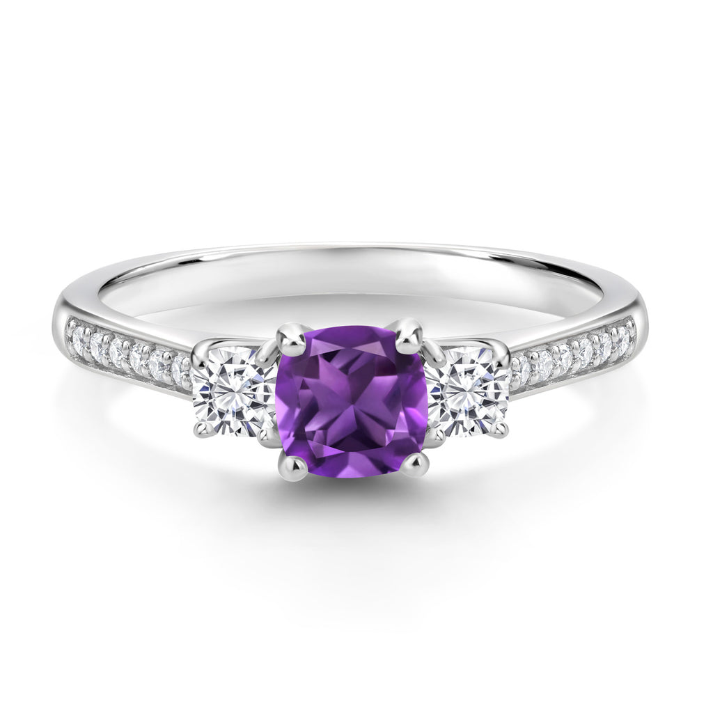 Amethyst - February_Ring in 925 Sterling Silver