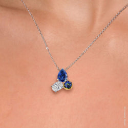 Pendant in 925 Sterling Silver and 10K Yellow Gold