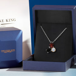 Pendant in 925 Sterling Silver and 10K Yellow Gold