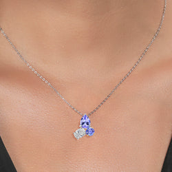Pendant in 925 Sterling Silver and 10K Yellow Gold