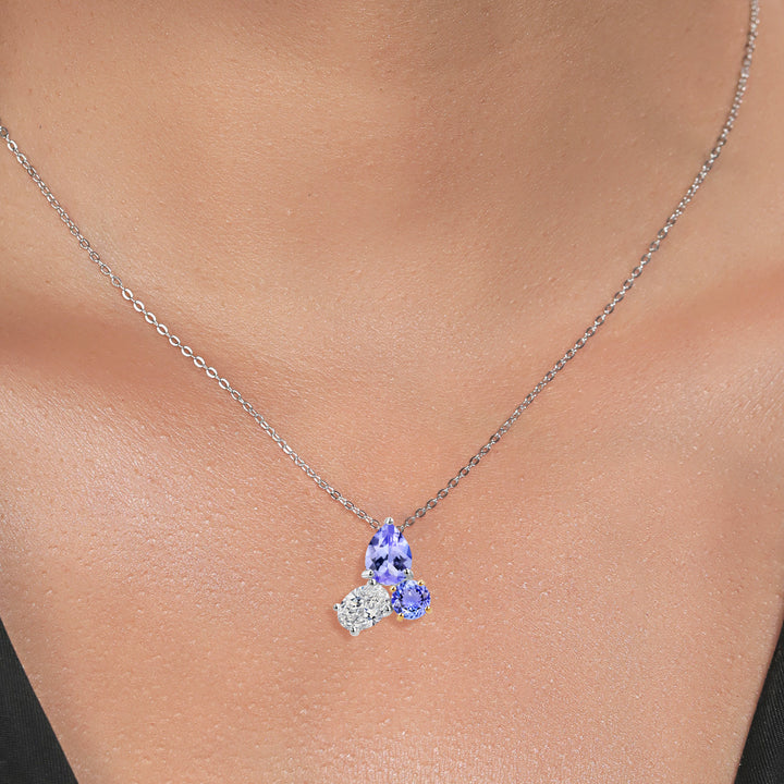 Pendant in 925 Sterling Silver and 10K Yellow Gold