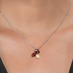 Pendant in 925 Sterling Silver and 10K Yellow Gold
