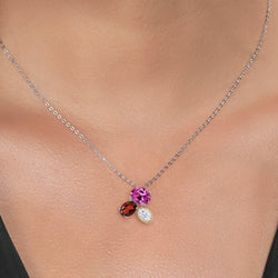 Pendant in 925 Sterling Silver and 10K Yellow Gold