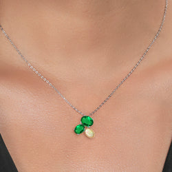 Pendant in 925 Sterling Silver and 10K Yellow Gold