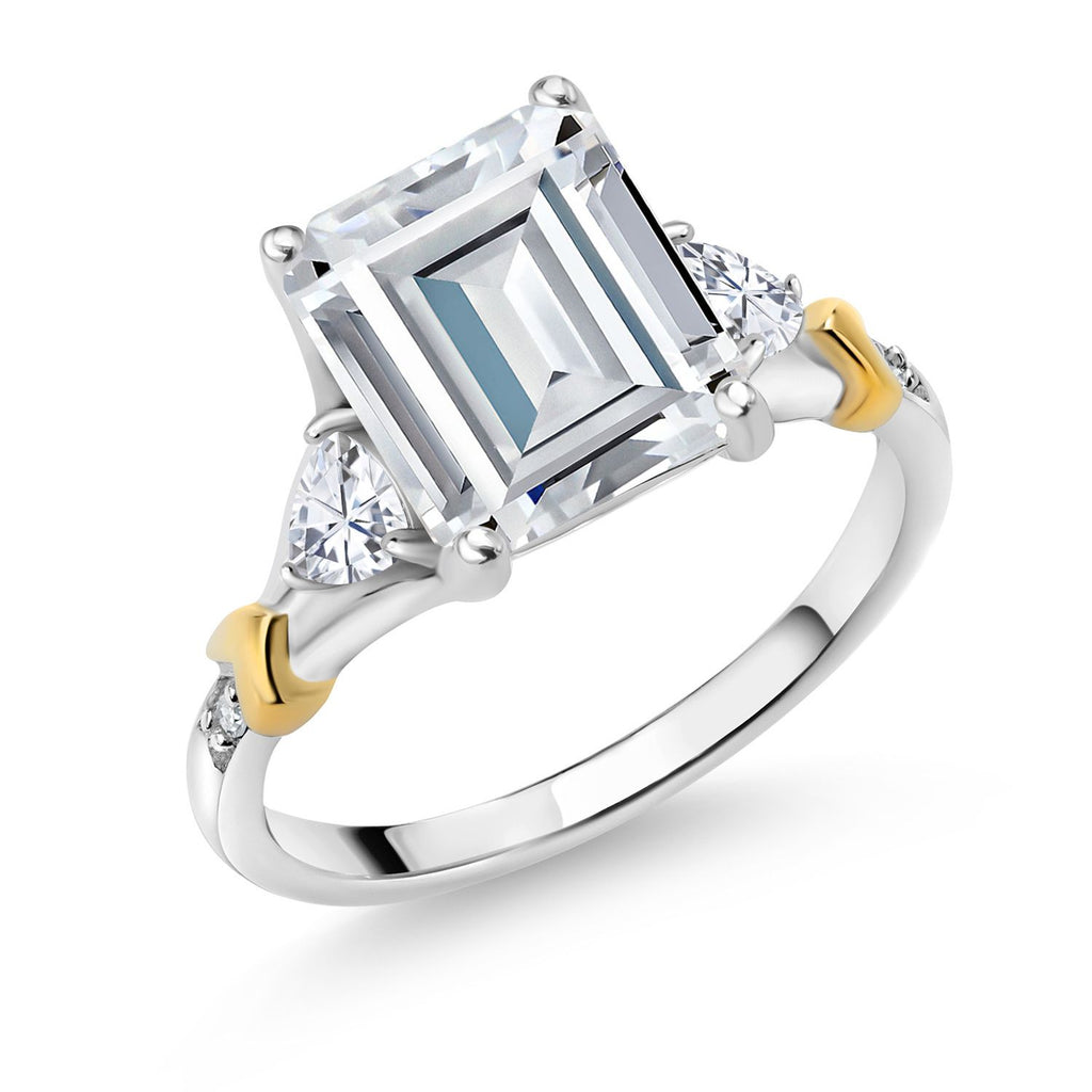 7_Ring in 925 Sterling Silver and 10K Yellow Gold